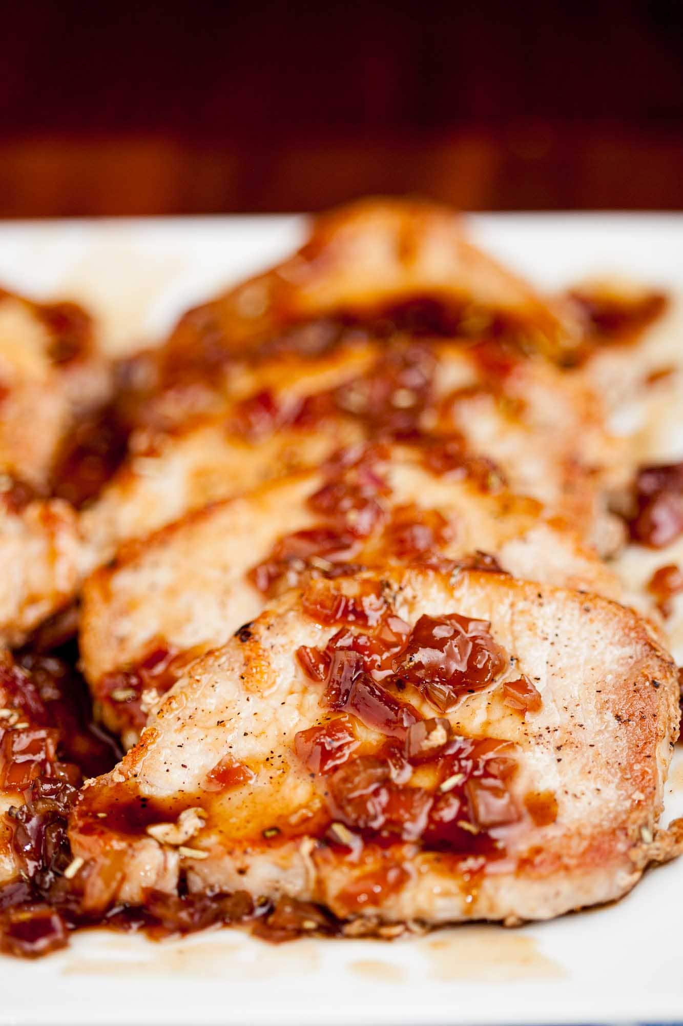 Maple Glazed Pork Chops