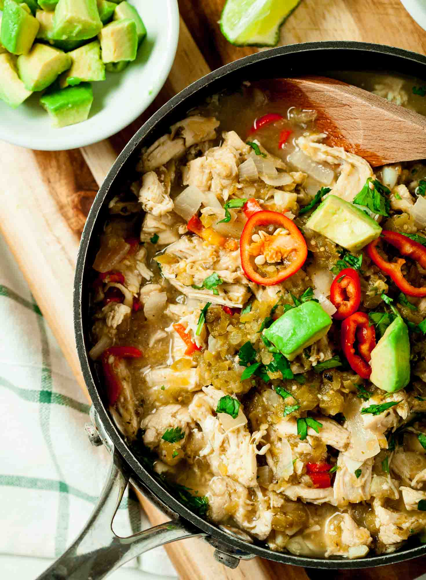 Salsa Verde Chicken (One Pot)