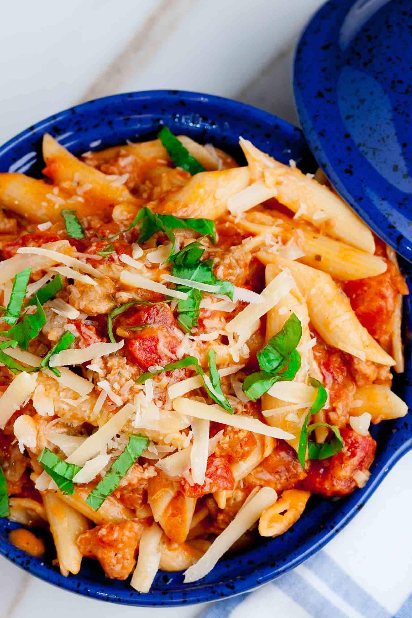 Penne with Vodka Sauce