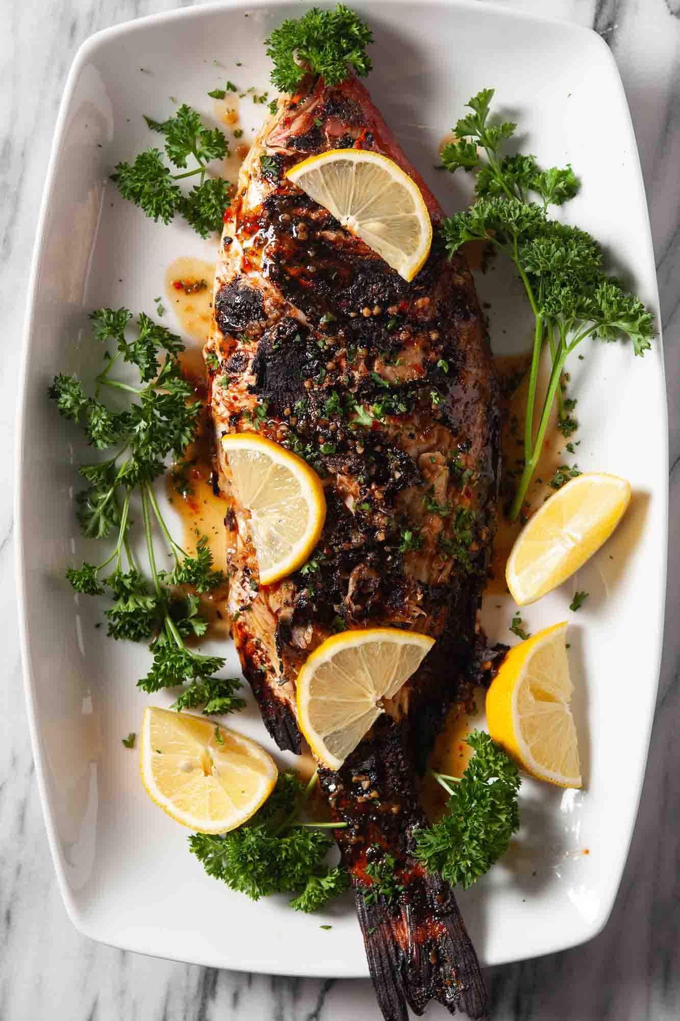 Grilled Red Snapper