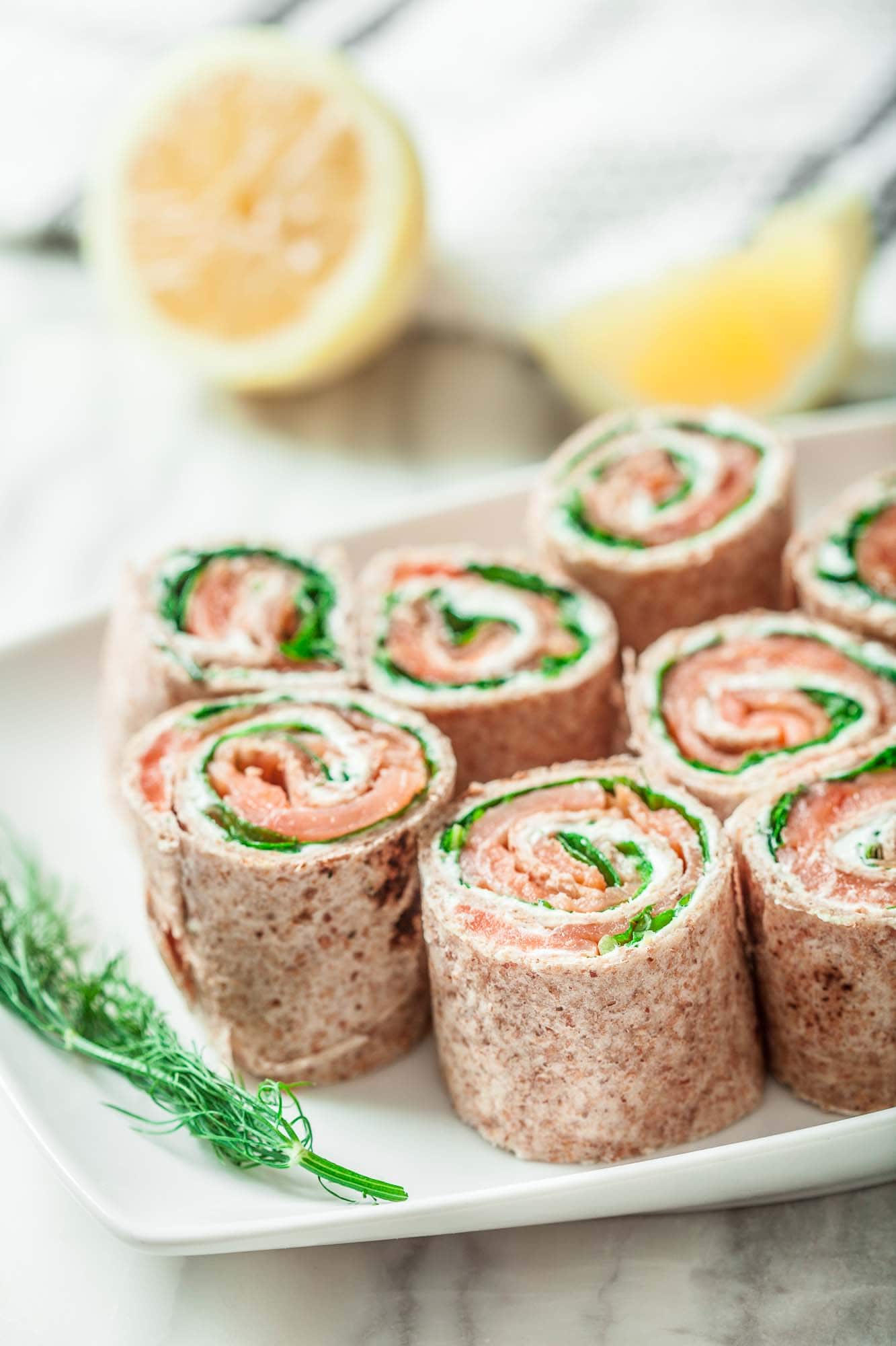 Smoked Salmon Pinwheels