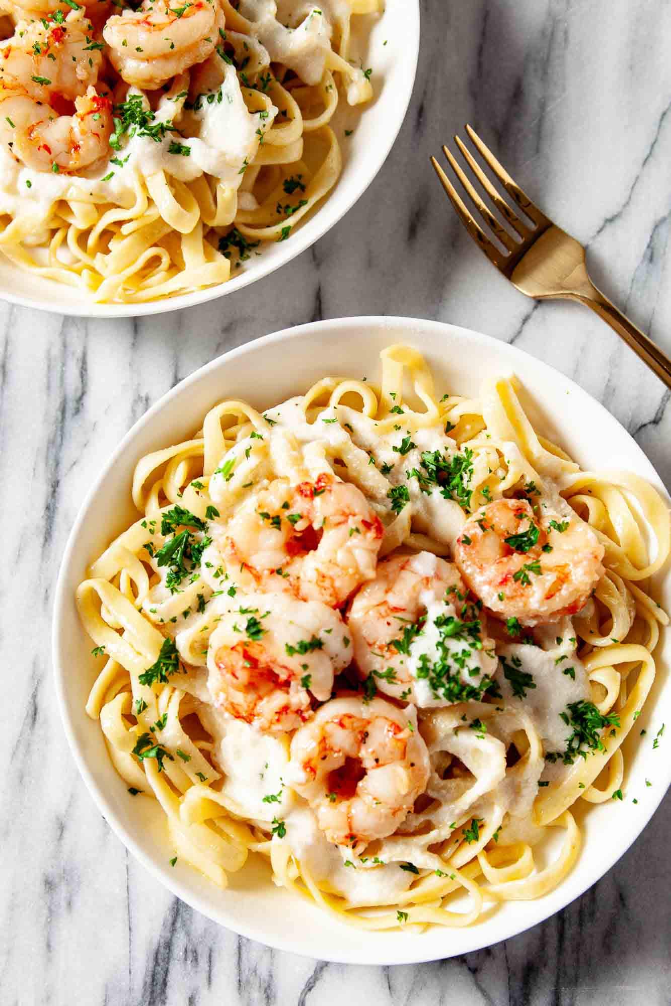 Shrimp Alfredo