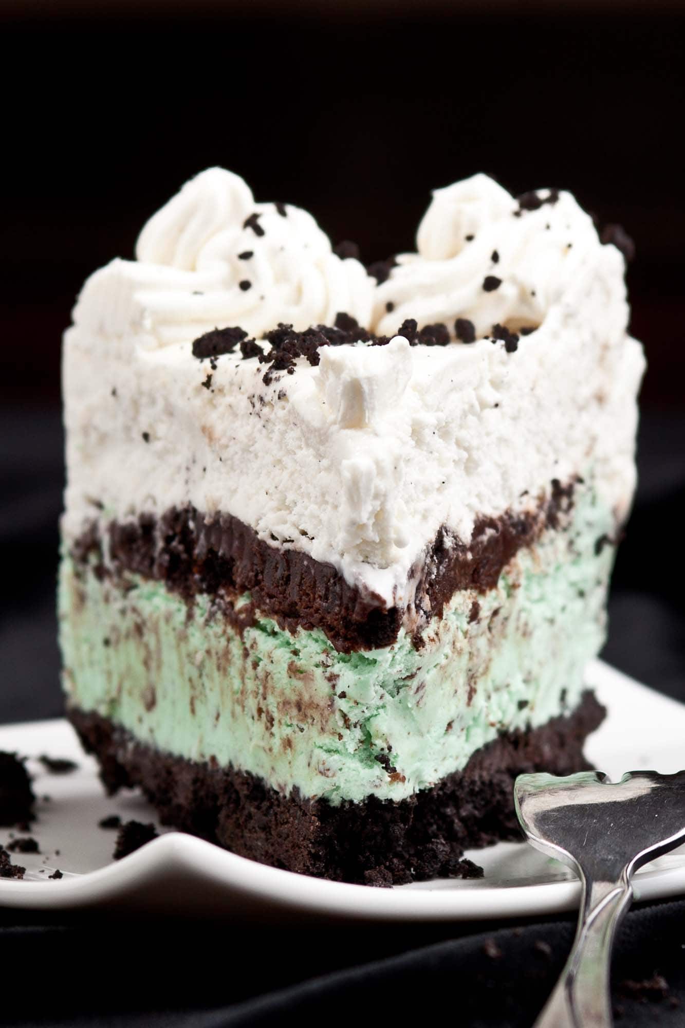 Mint Chocolate Chip Ice Cream Cake