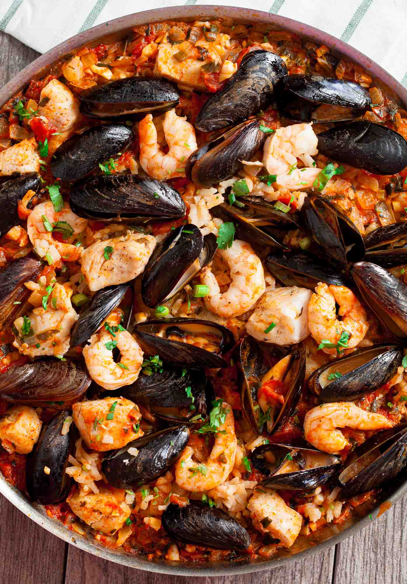 Easy Seafood Paella