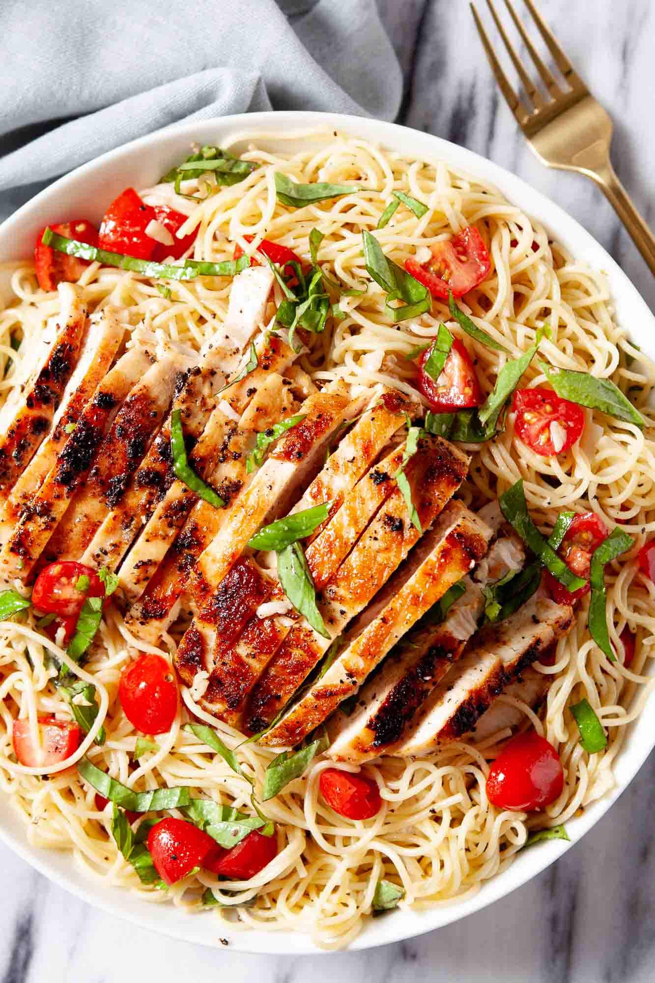 Bruschetta Chicken Pasta
