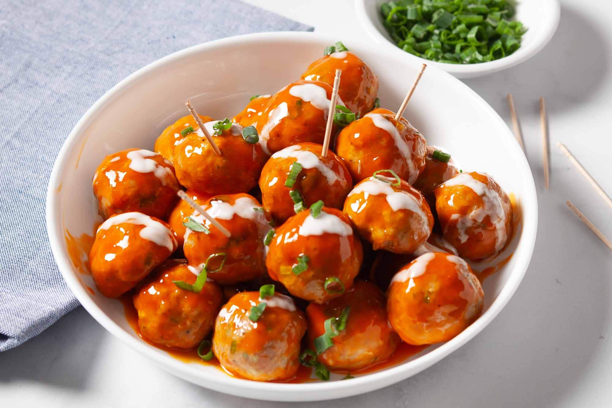 Buffalo Chicken Meatballs