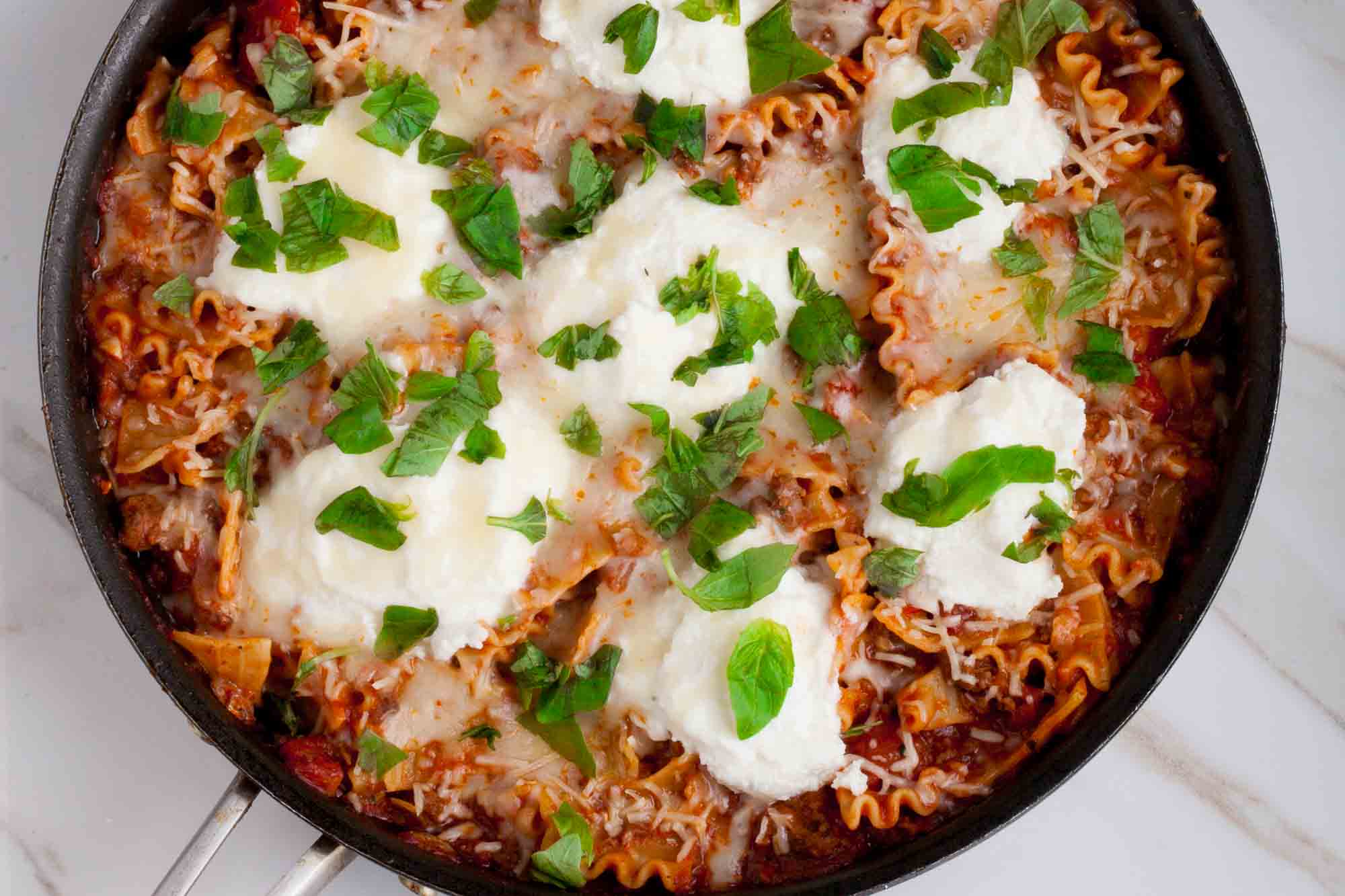 Skillet Lasagna