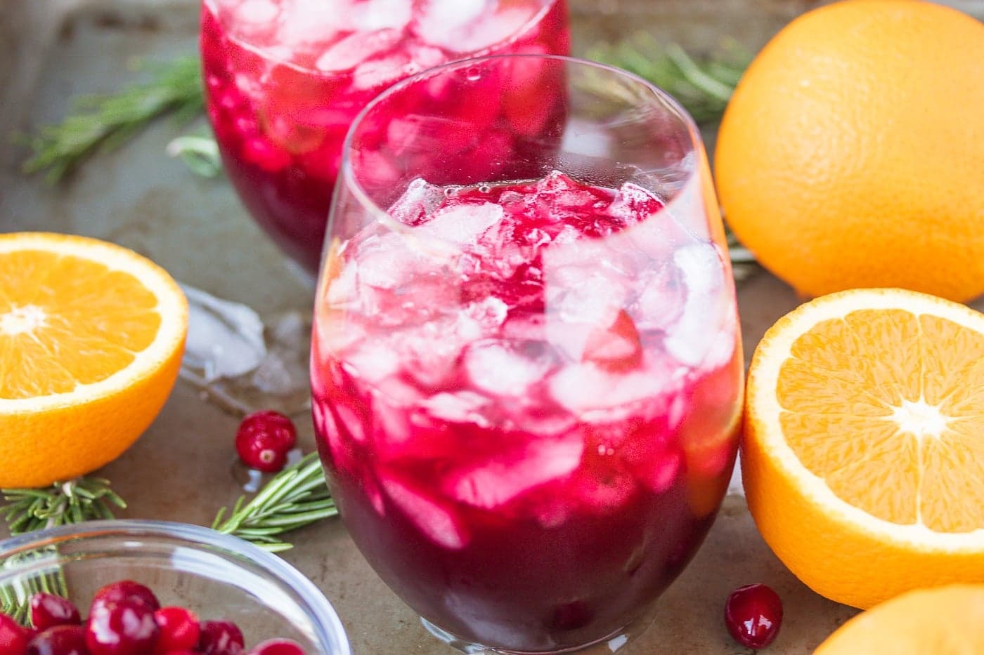 Pomegranate Cranberry Mocktail Recipe