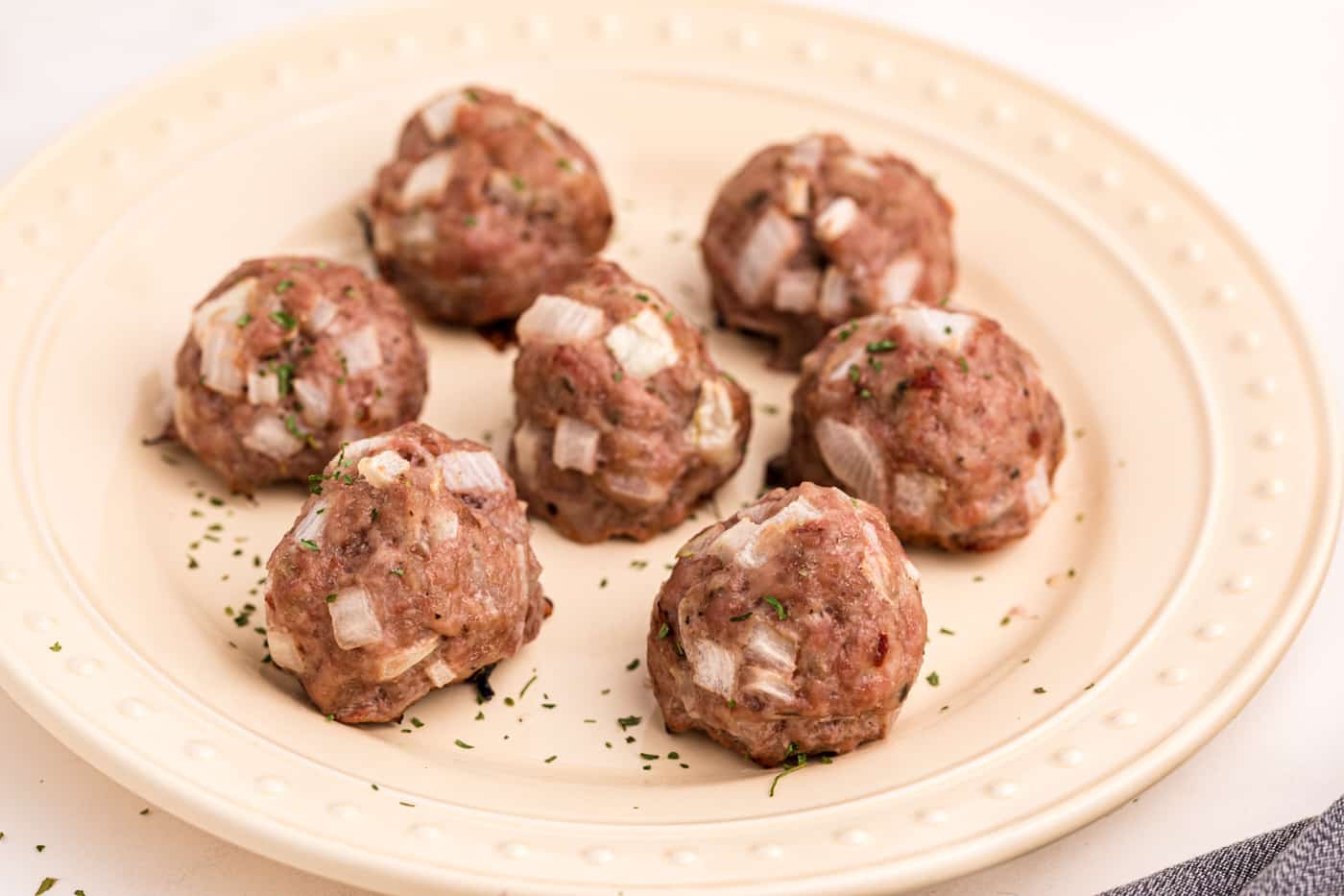 Baked Pork Meatballs Recipe