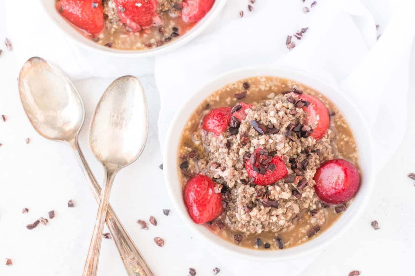 Chocolate Cauliflower Oatmeal (High Protein, Oat-Free)