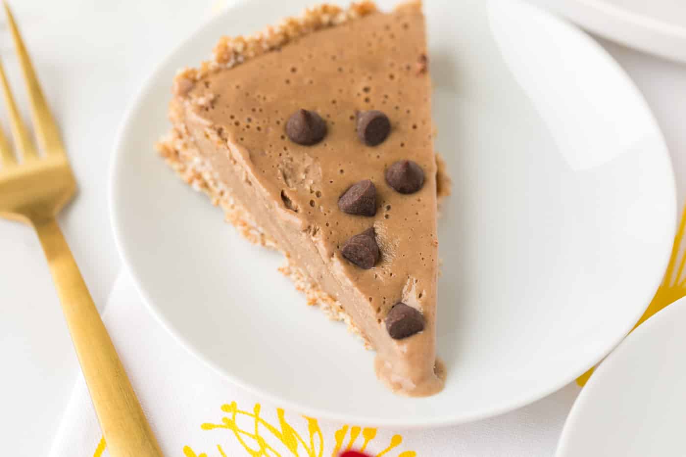 Vegan Peanut Butter Pie with Tofu