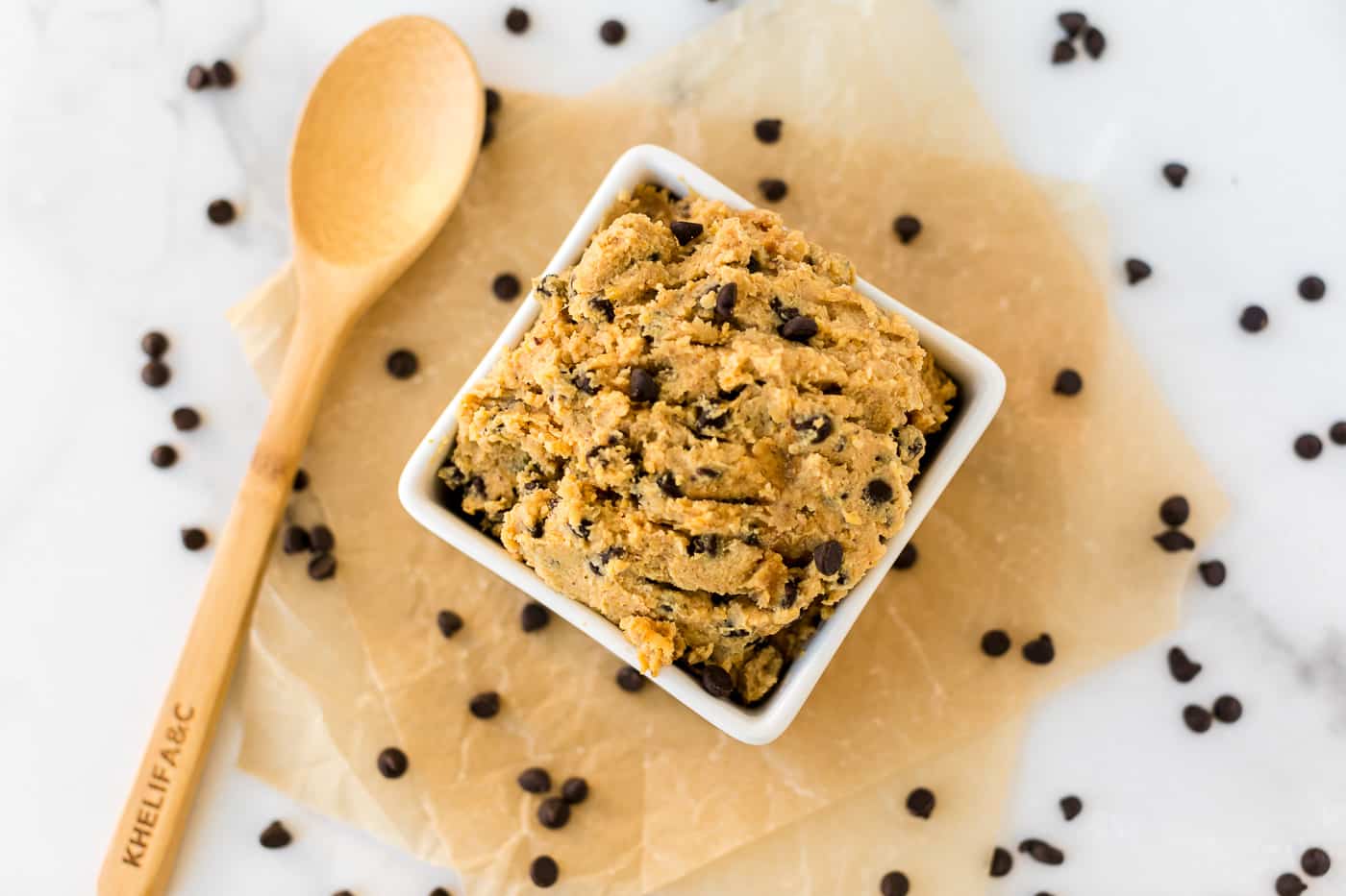 Chickpea Cookie Dough Using Almond Flour