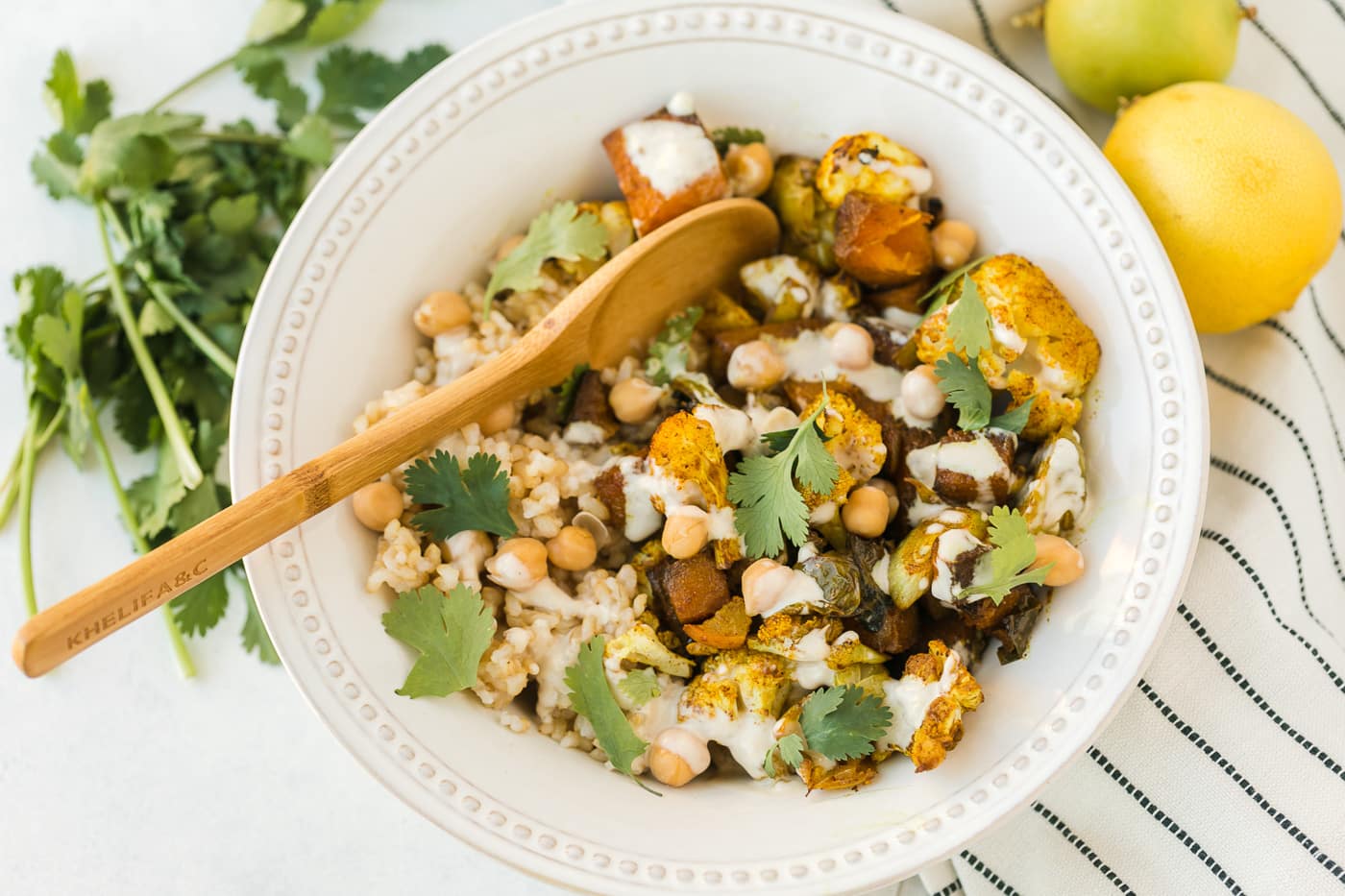 Anti-Inflammatory Veggie Bowl with Tahini Sauce