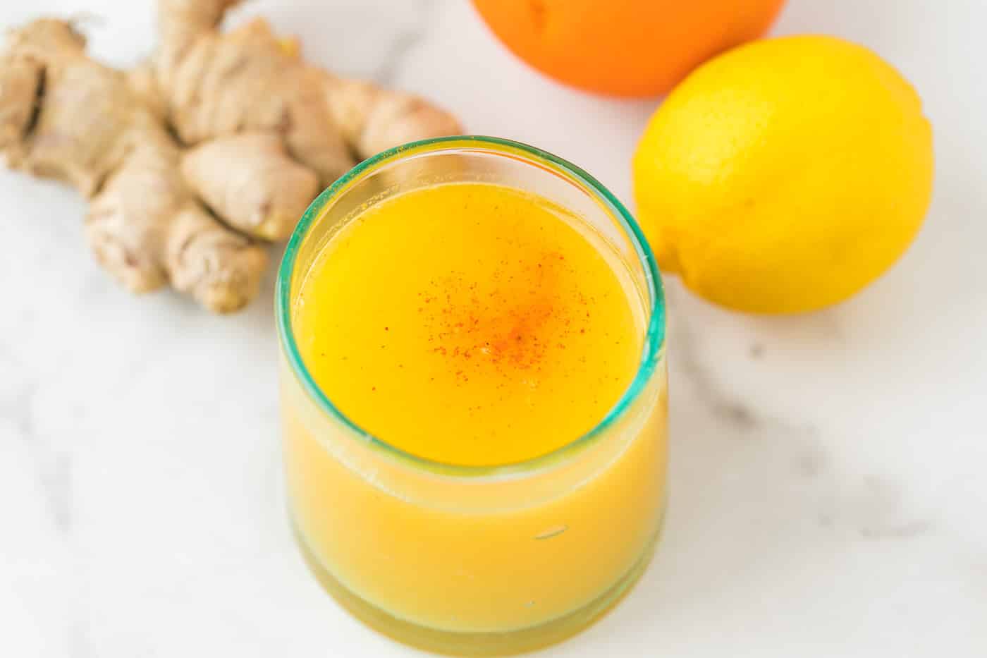 Orange Lemon Ginger Shot Recipe