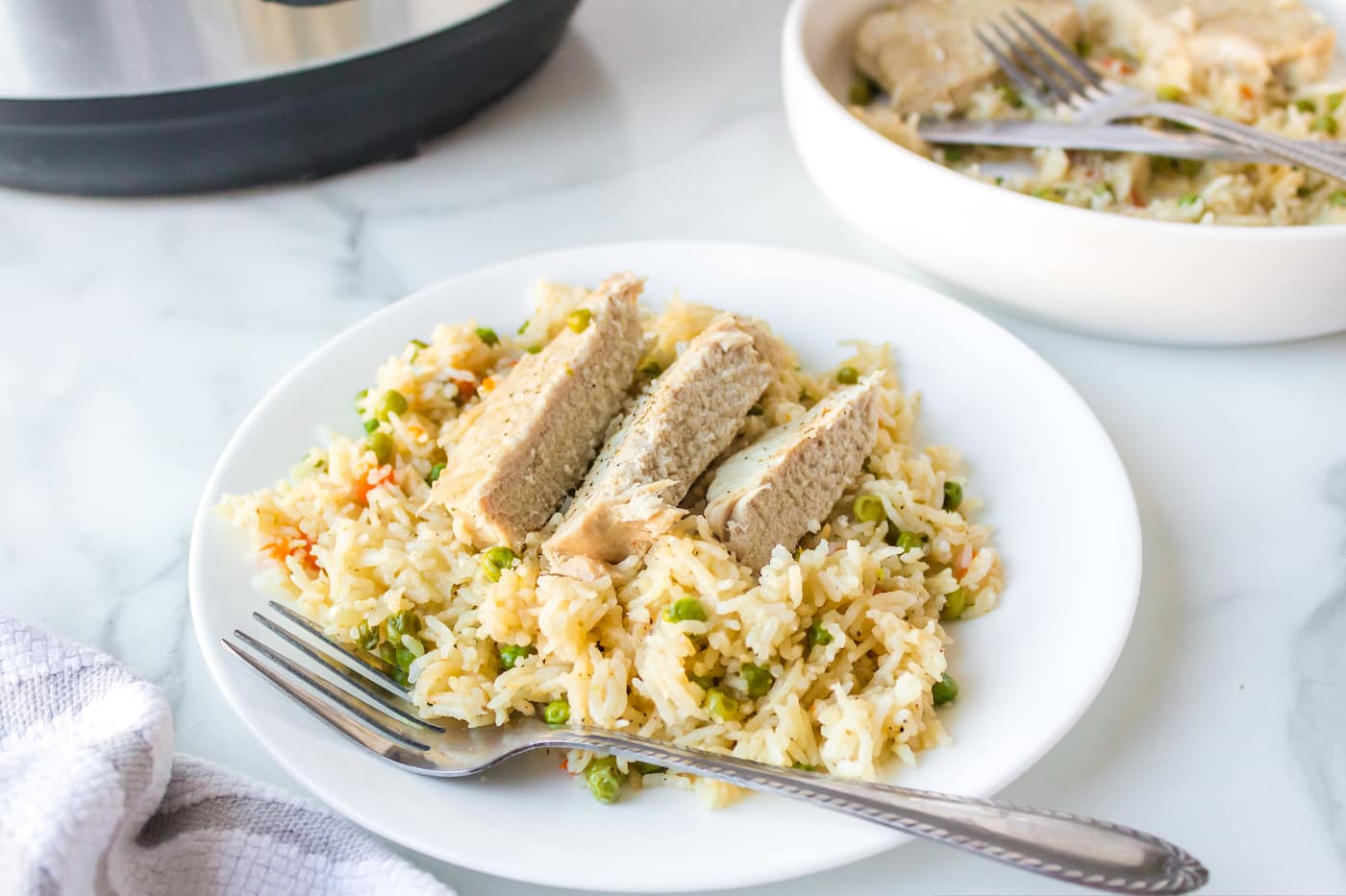 Instant Pot Pork Chops and Rice Recipe