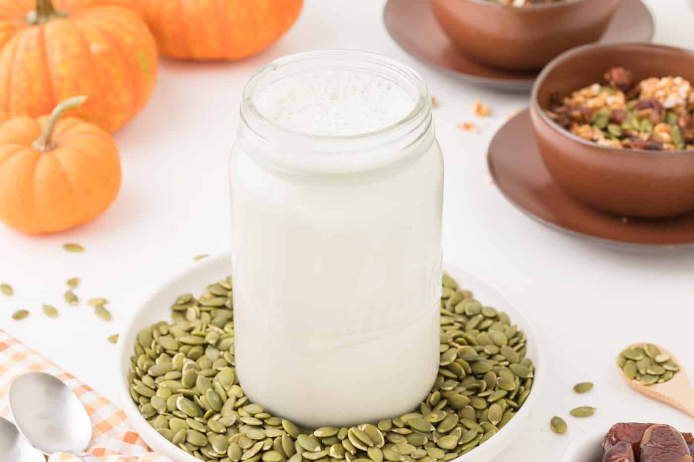Homemade Pumpkin Seed Milk Recipe
