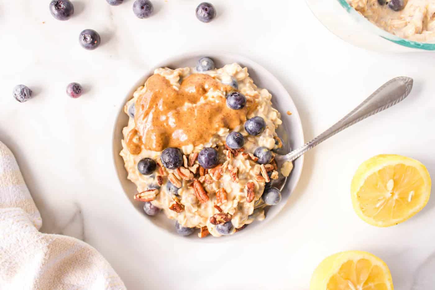 Overnight Blueberry Protein Oats Recipe
