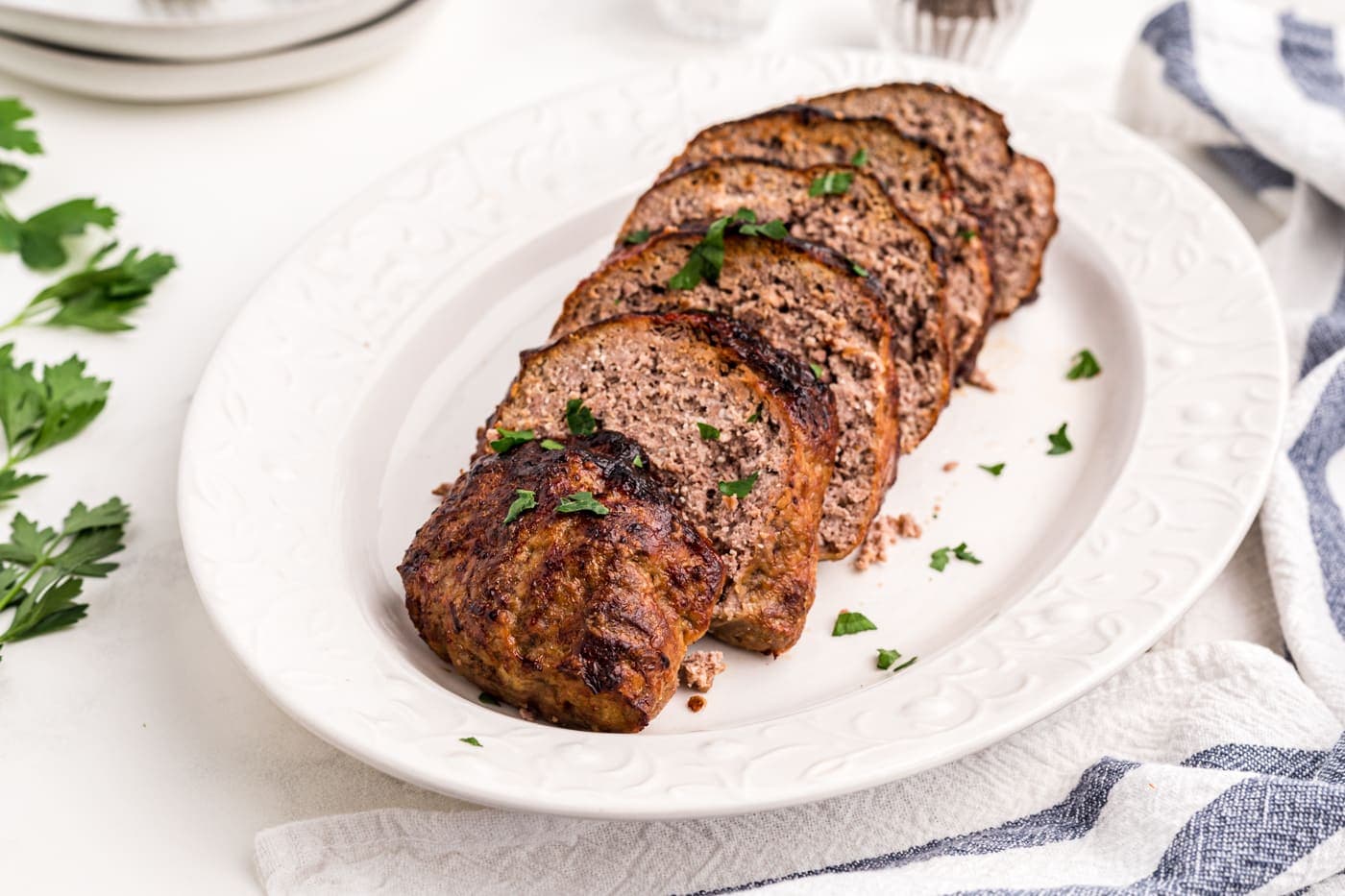 Keto Air Fryer Meatloaf (5-Ingredients)