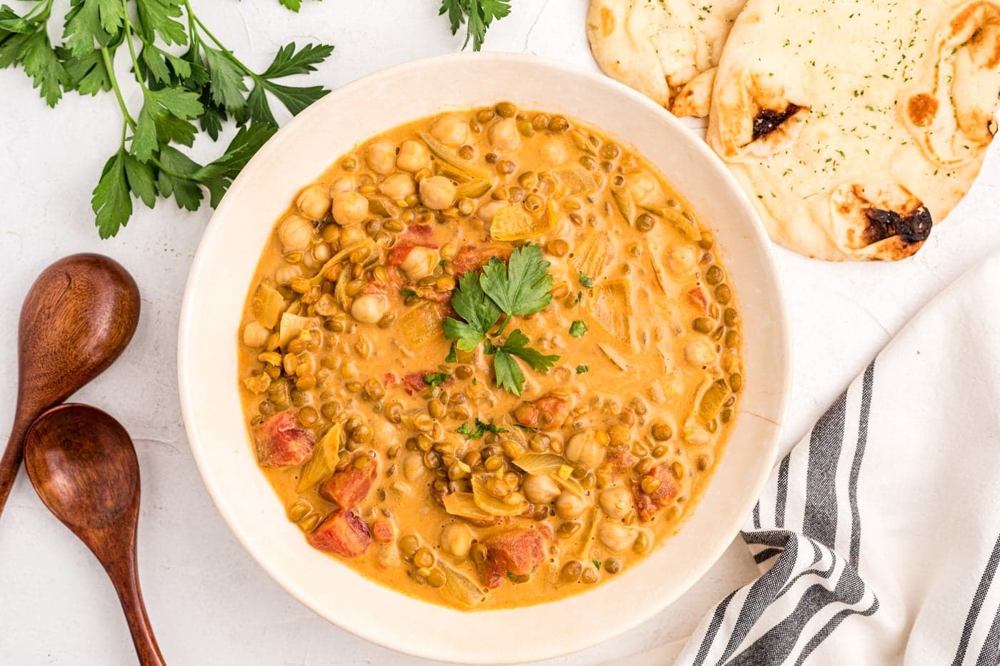 Chickpea and Lentil Curry Recipe