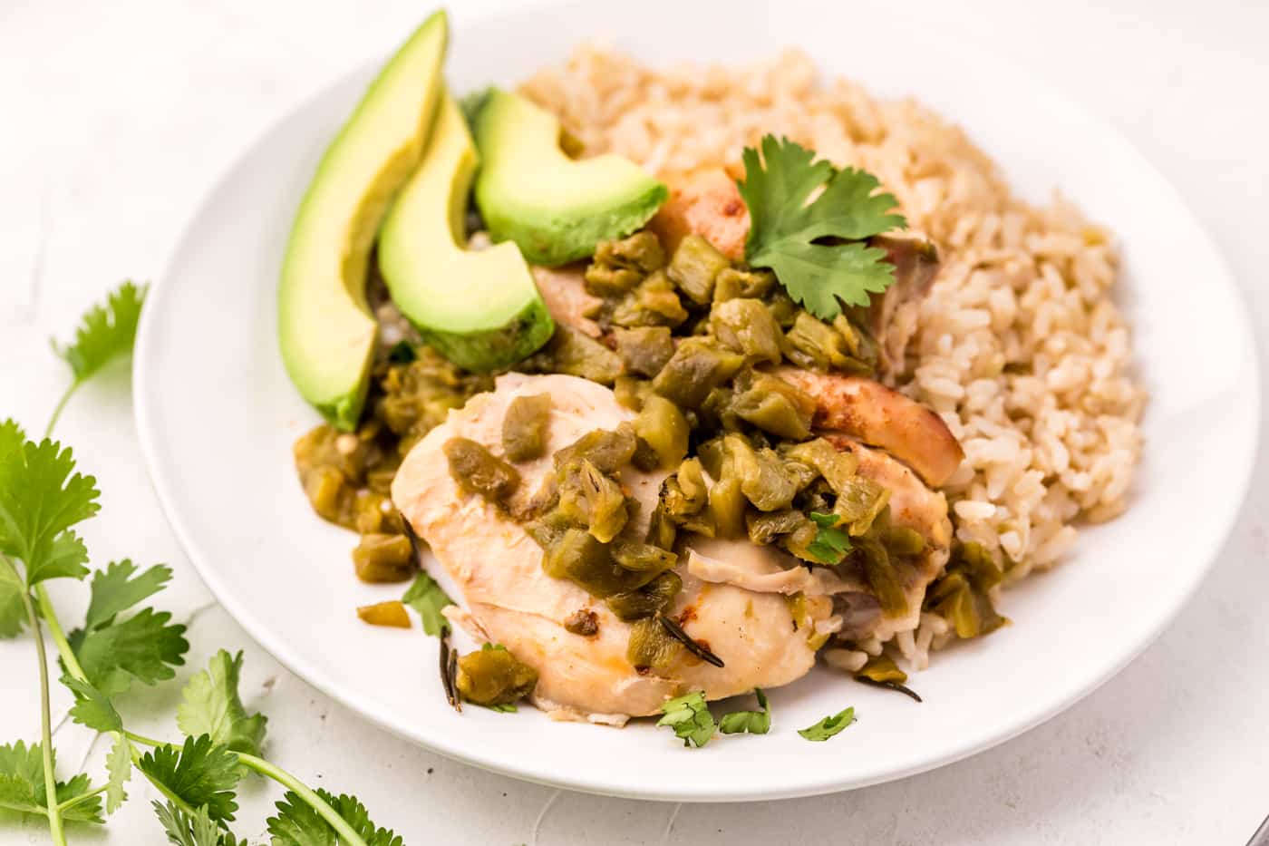 Slow Cooker Green Chile Chicken Recipe