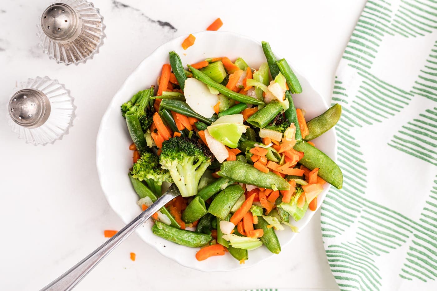Air Fryer Frozen Stir-Fry Vegetables Recipe