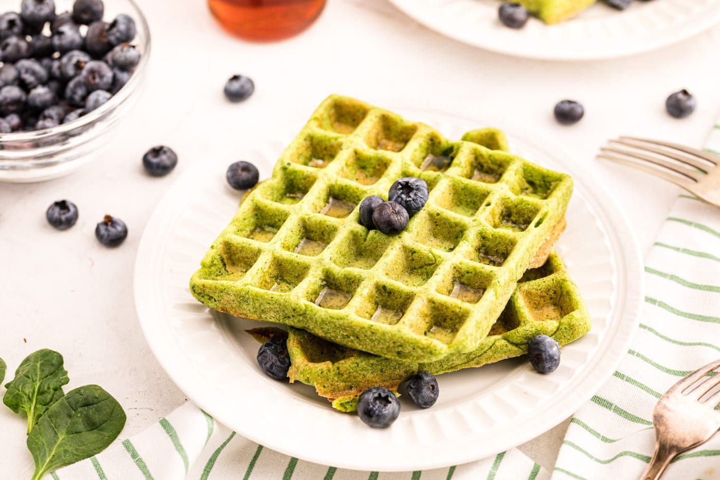Green Waffles Recipe