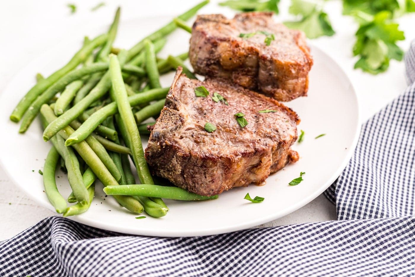 Air Fryer Lamb Loin Chops