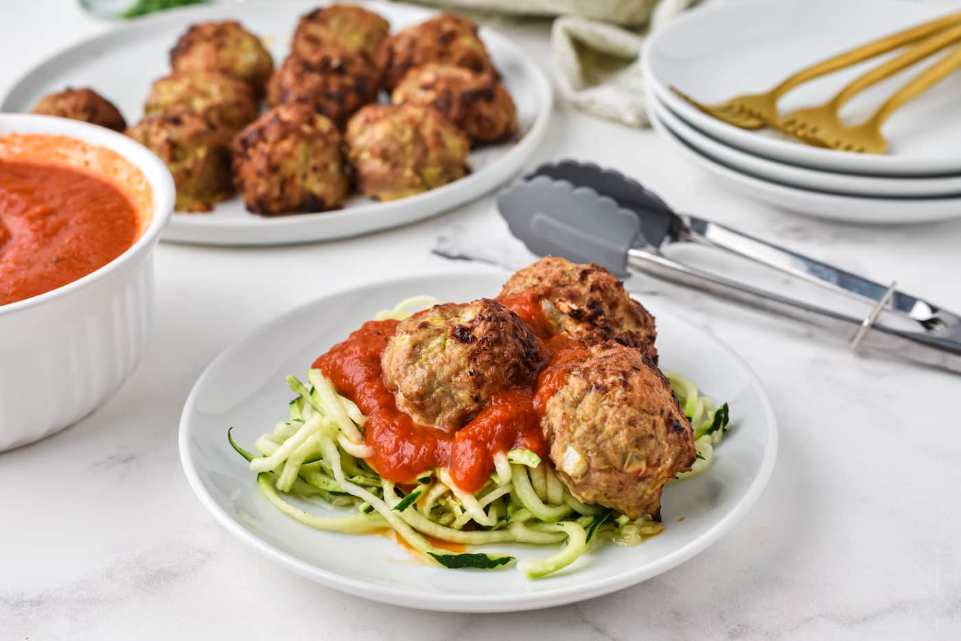 Air Fryer Turkey Meatballs Without Breadcrumbs
