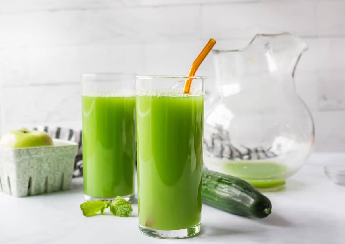 Cucumber Juice Recipe (Juicer or Blender)