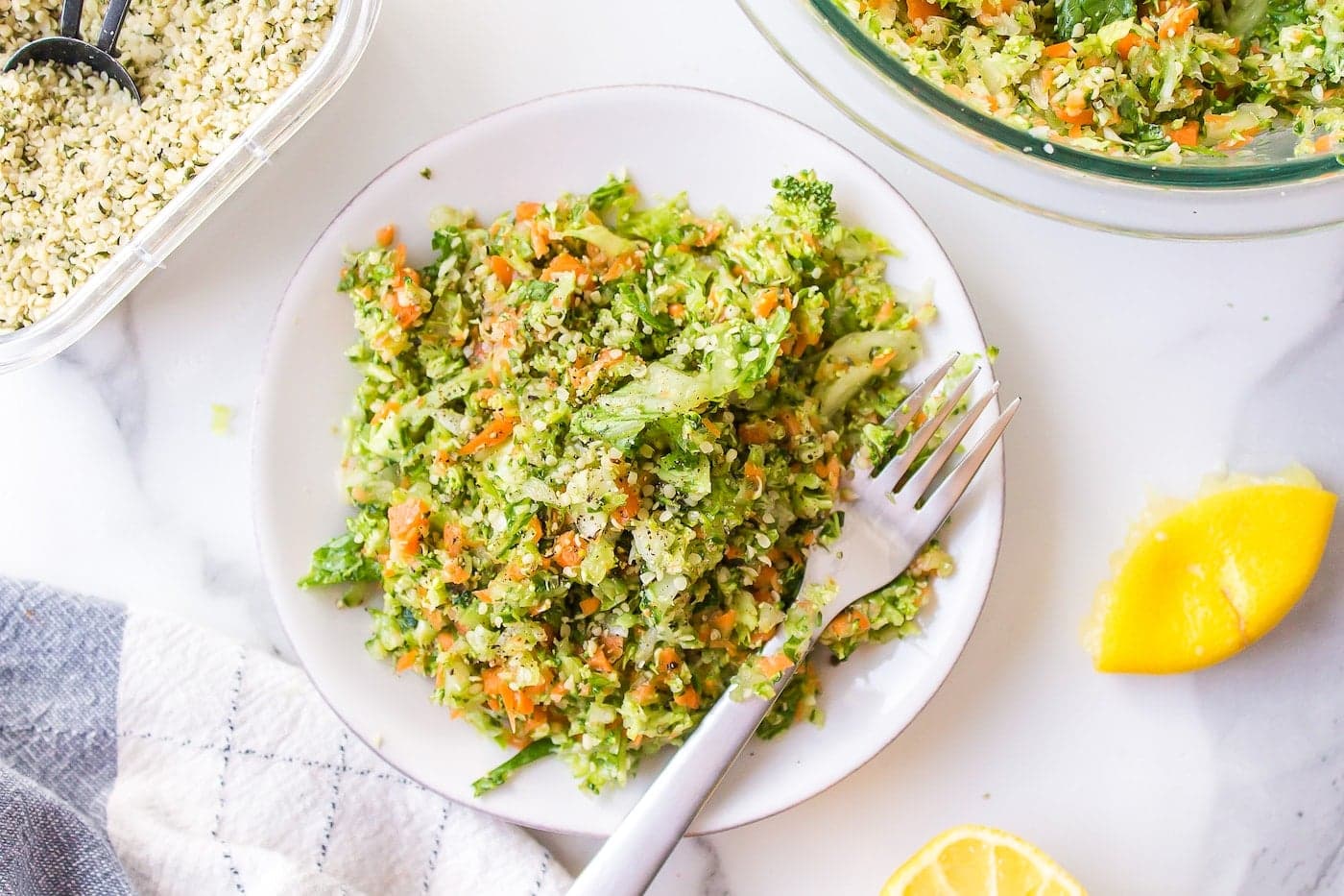 Food Processor Chopped Salad