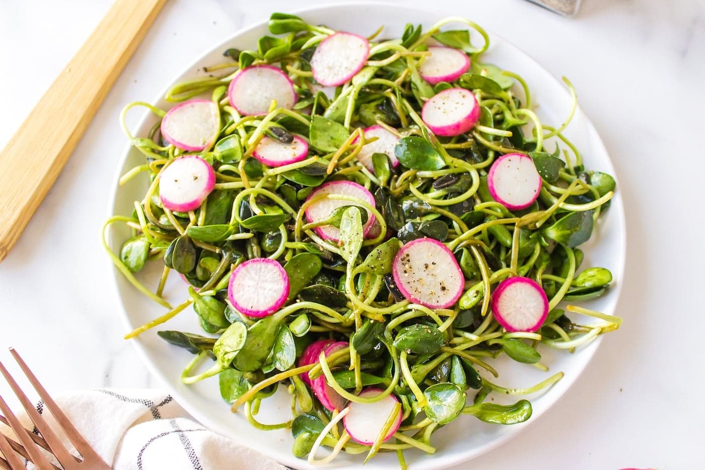 Microgreens Salad Recipe