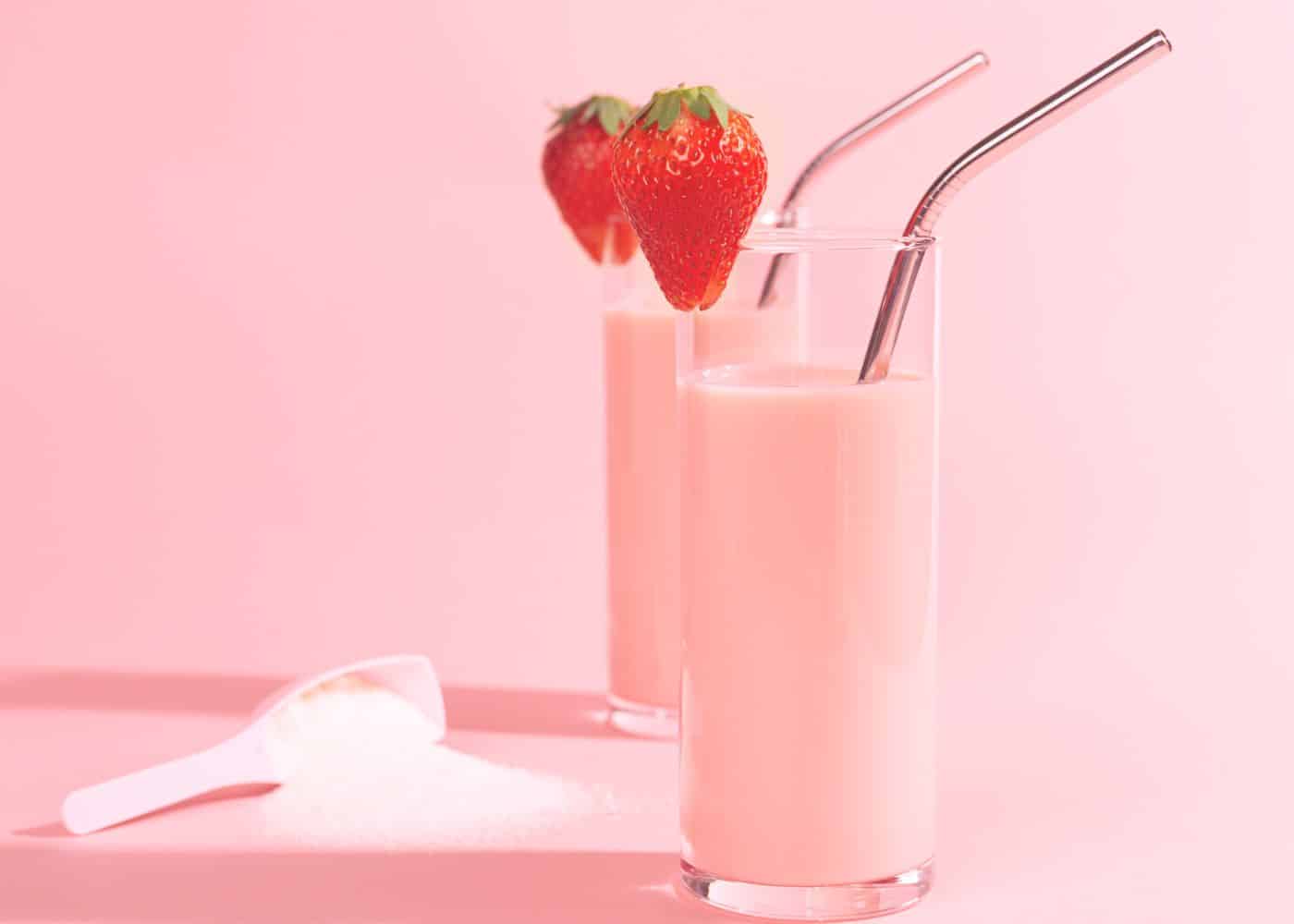 Strawberry Protein Smoothie Recipe (Dairy-Free)