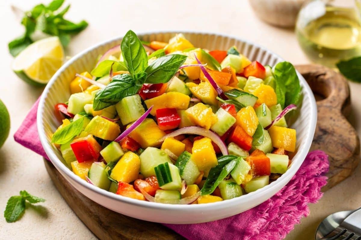 Bell Pepper Cucumber Salad Recipe