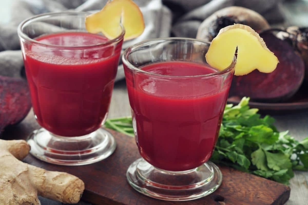 Beet Ginger Juice Recipe (Juicer or Blender)