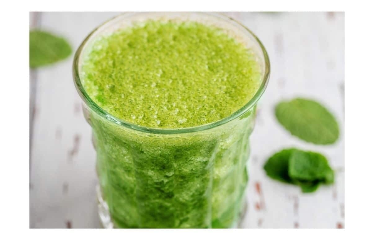 Mint Juice Recipe (Juicer or Blender)