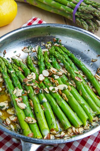 Asparagus Amandine