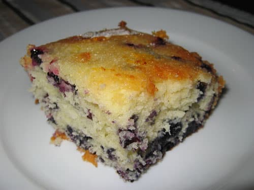 Blueberry and Lemon Coffee Cake