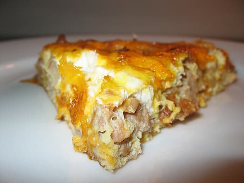 Frittata with Italian Sausage and Cannelli Beans