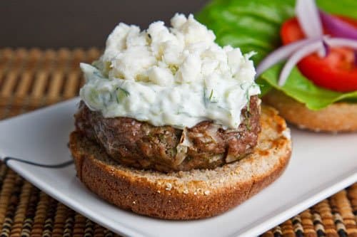 Greek Lamb Burger