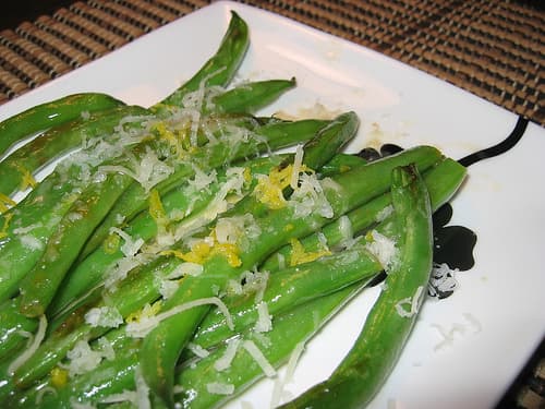 Green Beans in Butter and Lemon with Parmigiano Reggiano