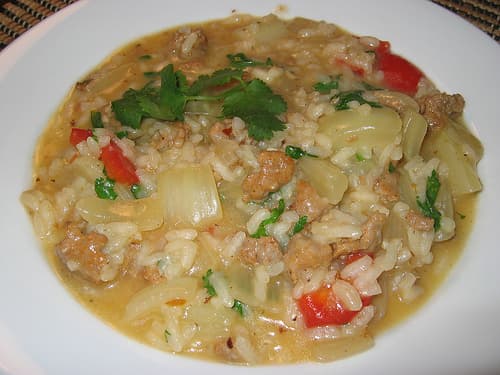 Italian Sausage and Fennel Risotto