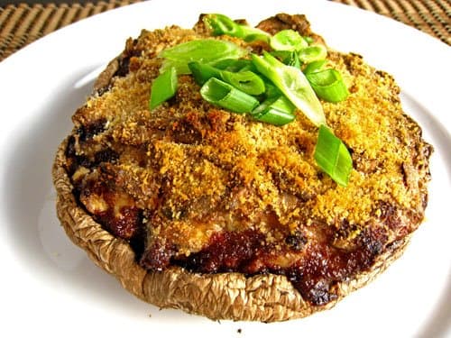 Creamy Stuffed Portabella Mushrooms