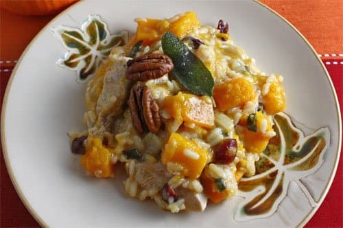 Turkey and Squash “Thanksgiving” Risotto