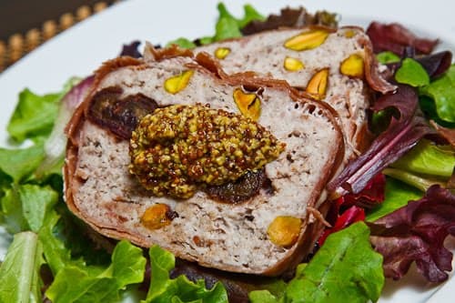 Date and Pistachio Terrine