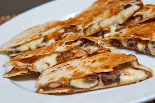 Mushroom Quesadillas