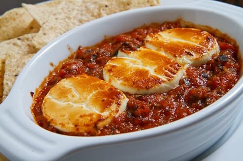 Baked Goat Cheese Salsa