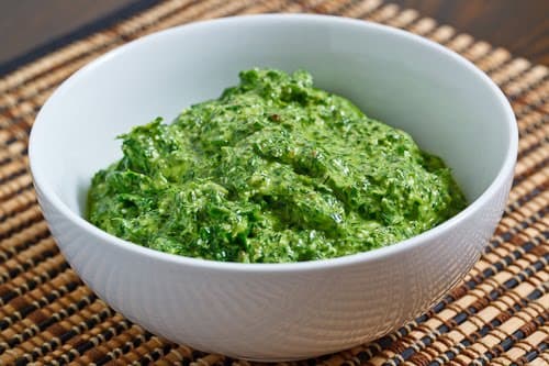 Spinach Pesto (aka Spanakopita Pesto)
