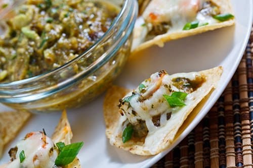 Cilantro Lime Shrimp Nachos