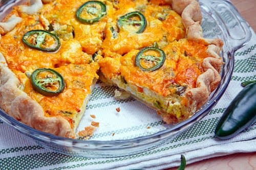 Jalapeño Popper Quiche