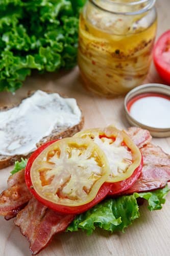 Pickled Green Tomato BLT